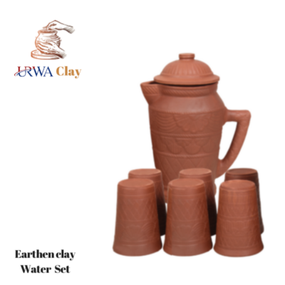 Earthen Clay Water Set